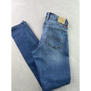 Lucky Brand Jeans Womens 6 Size 6/28 Blue Denim Leyla Skinny Low Rise 28